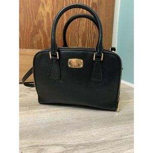 Michael Kors Handbag Purse Black Leather 3 Large P